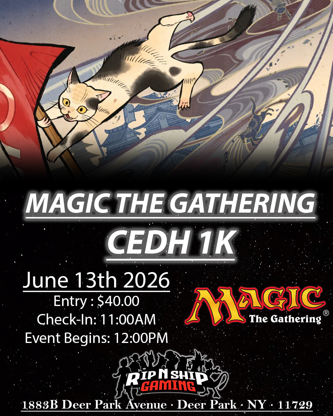 June 13th 2026 - Magic The Gathering - CEDH Monthly 1K