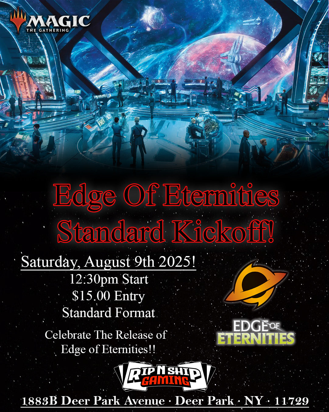 August 9th 2025 - Magic The Gathering Edge of Eternities Standard Kickoff