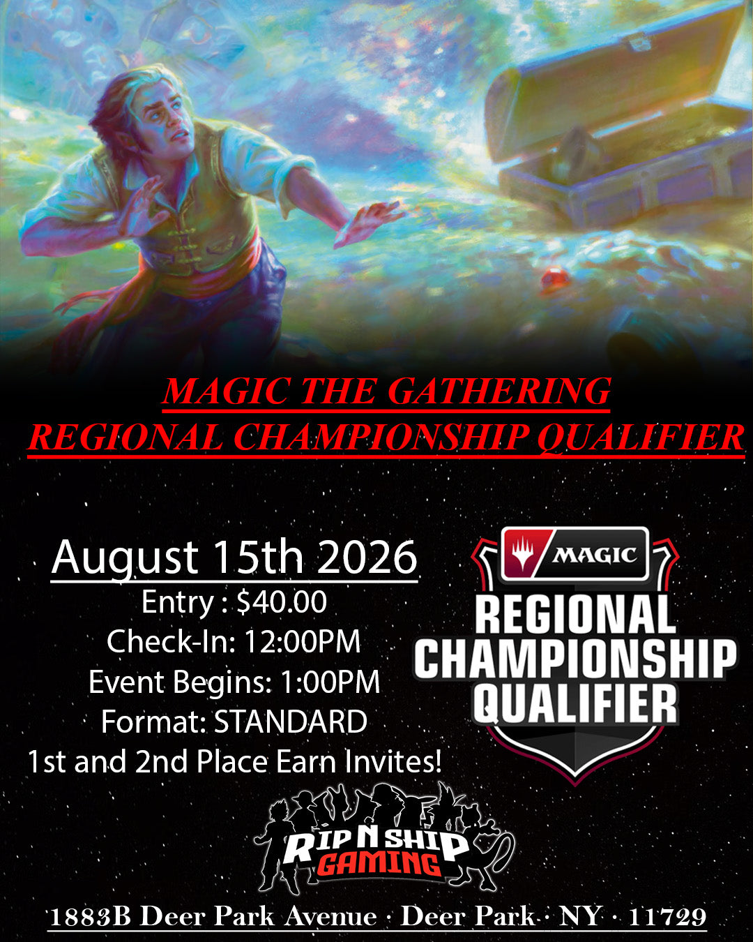 August 15th, 2026 - Magic The Gathering US RCQ | 2026-27 Round 2 2-Slot Standard Tournament