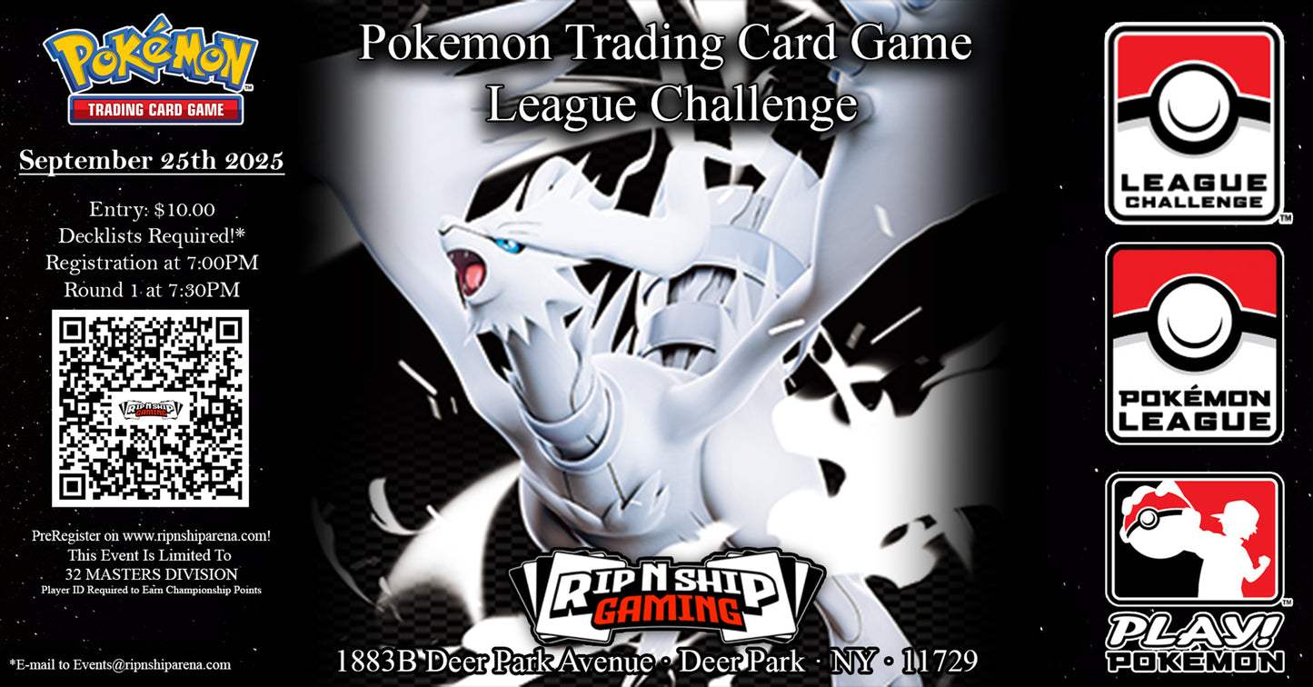 September 25th, 2025 - Pokemon TCG: League Challenge