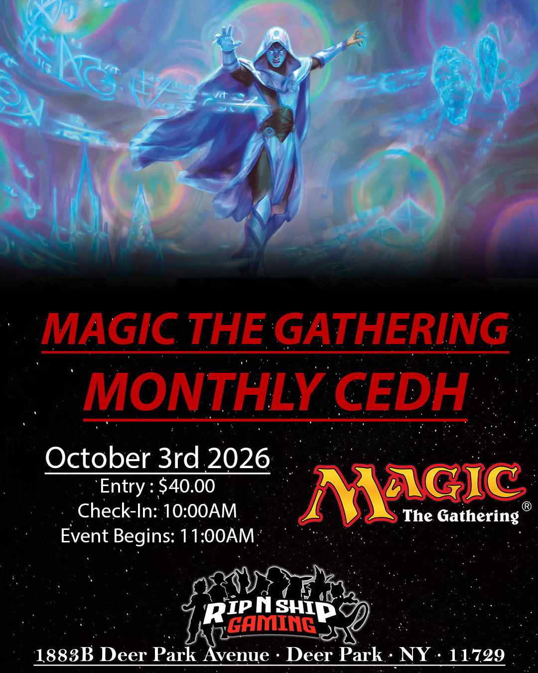 October 3rd 2026 - Magic The Gathering - CEDH Monthly