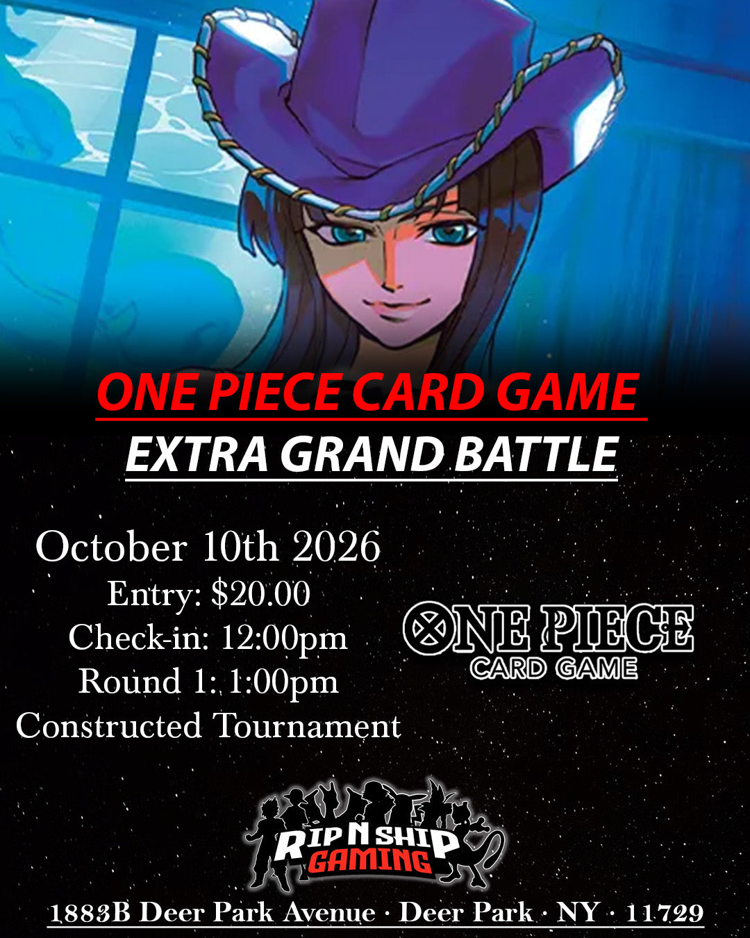 October 10th 2026 - One Piece Card Game Extra Grand Battle 2026