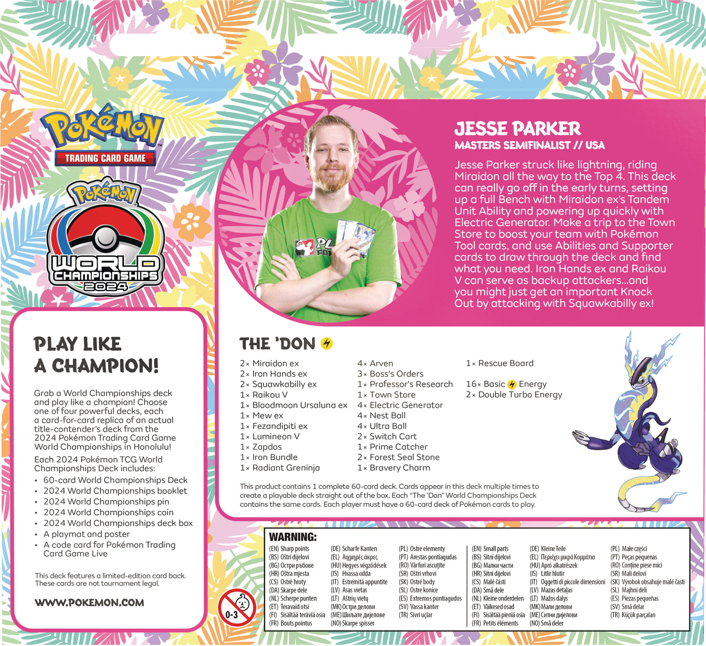 Pokemon TCG: 2024 World Championships Deck (The 'Don - Jesse Parker)