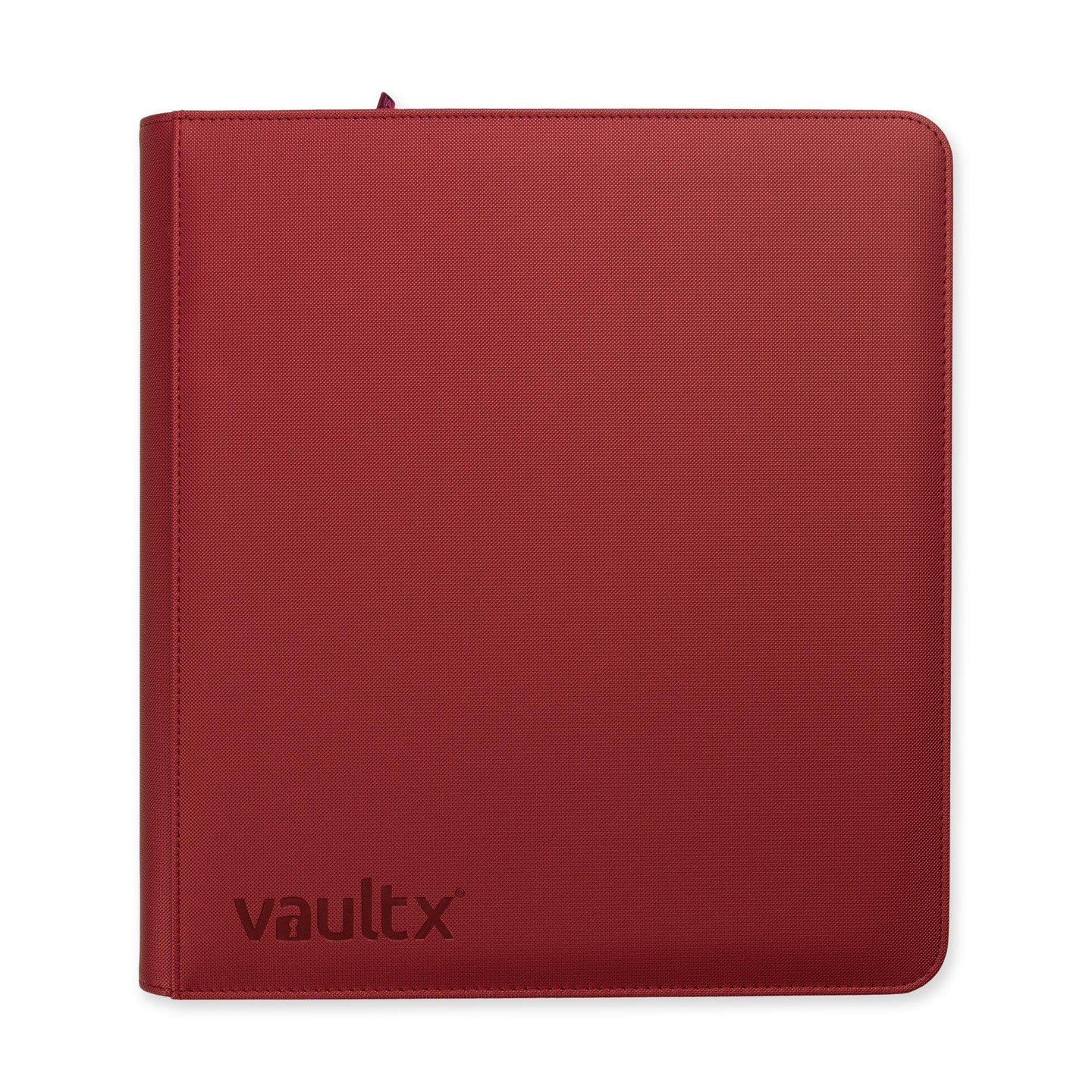 Vault X Exo-Tec 12-Pocket Zip Binder (Metallic Red)