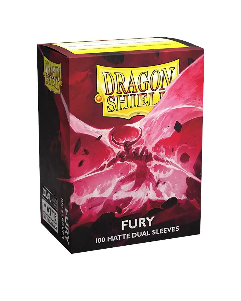 Dragon Shield: Standard 100ct Sleeves - Fury (Dual Matte)