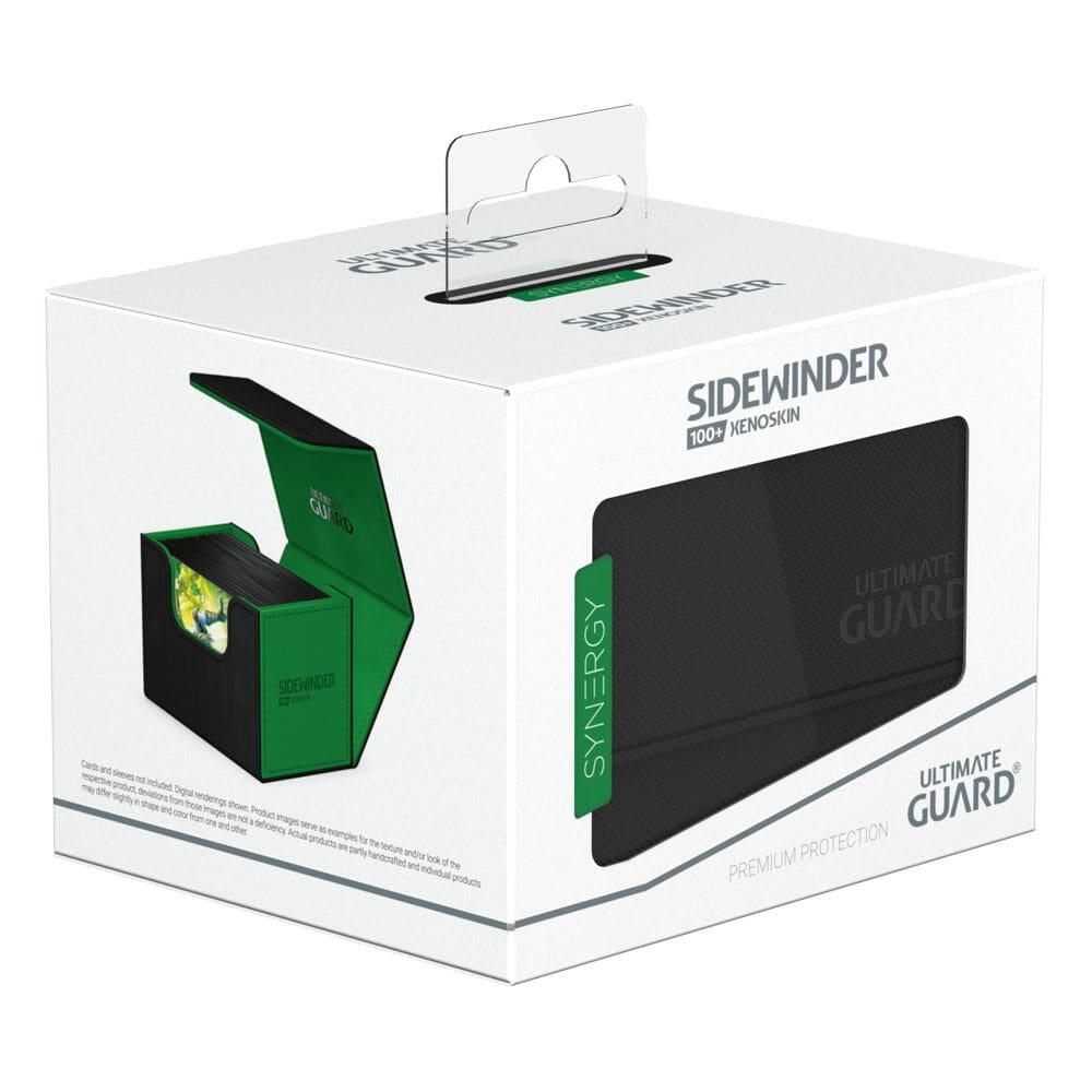 Ultimate Guard: Synergy Sidewinder Xenoskin 100+ Deck Box - Black/Green