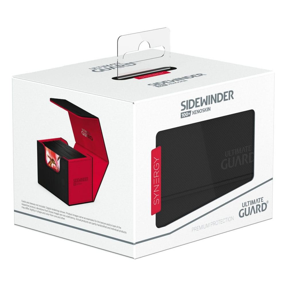 Ultimate Guard: Synergy Sidewinder Xenoskin 100+ Deck Box - Black/Red