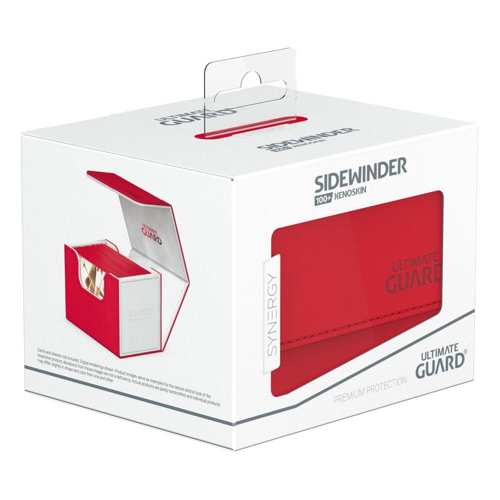 Ultimate Guard: Synergy Sidewinder Xenoskin 100+ Deck Box - Red/White