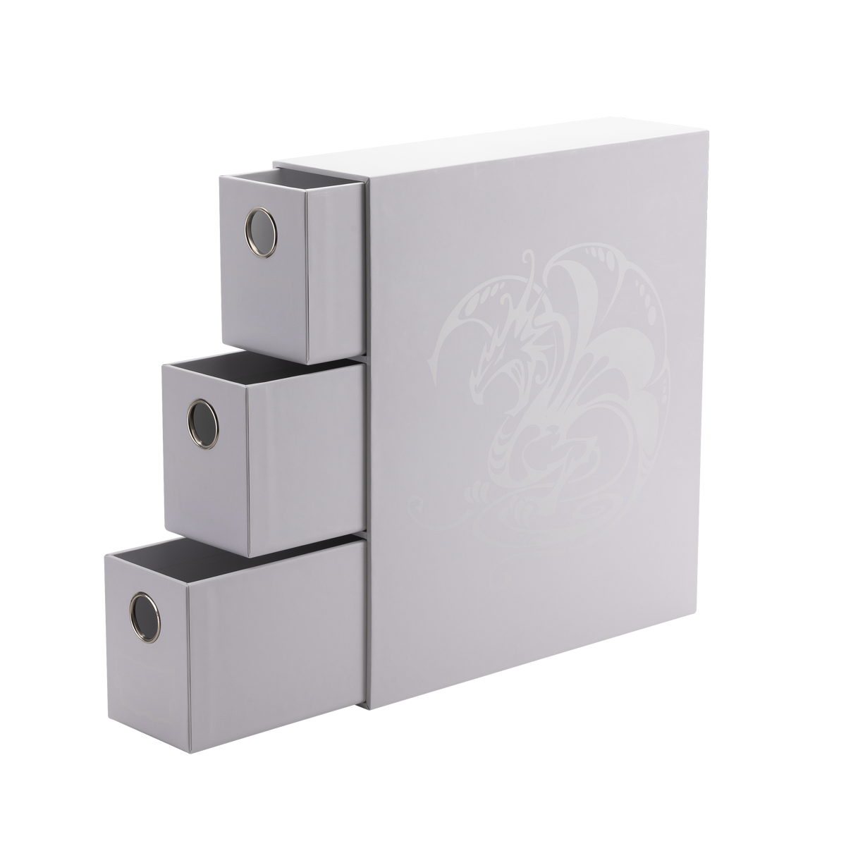 Dragon Shield: Fortress Card Drawers - White