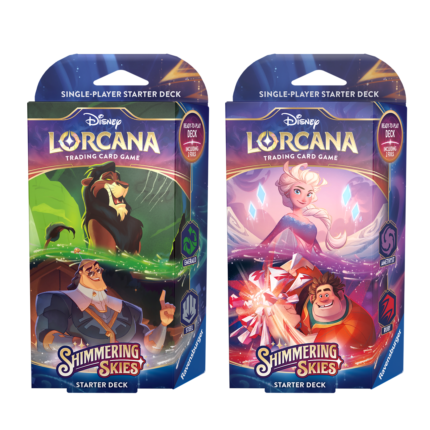 Disney Lorcana TCG: Shimmering Skies - Starter Deck Display