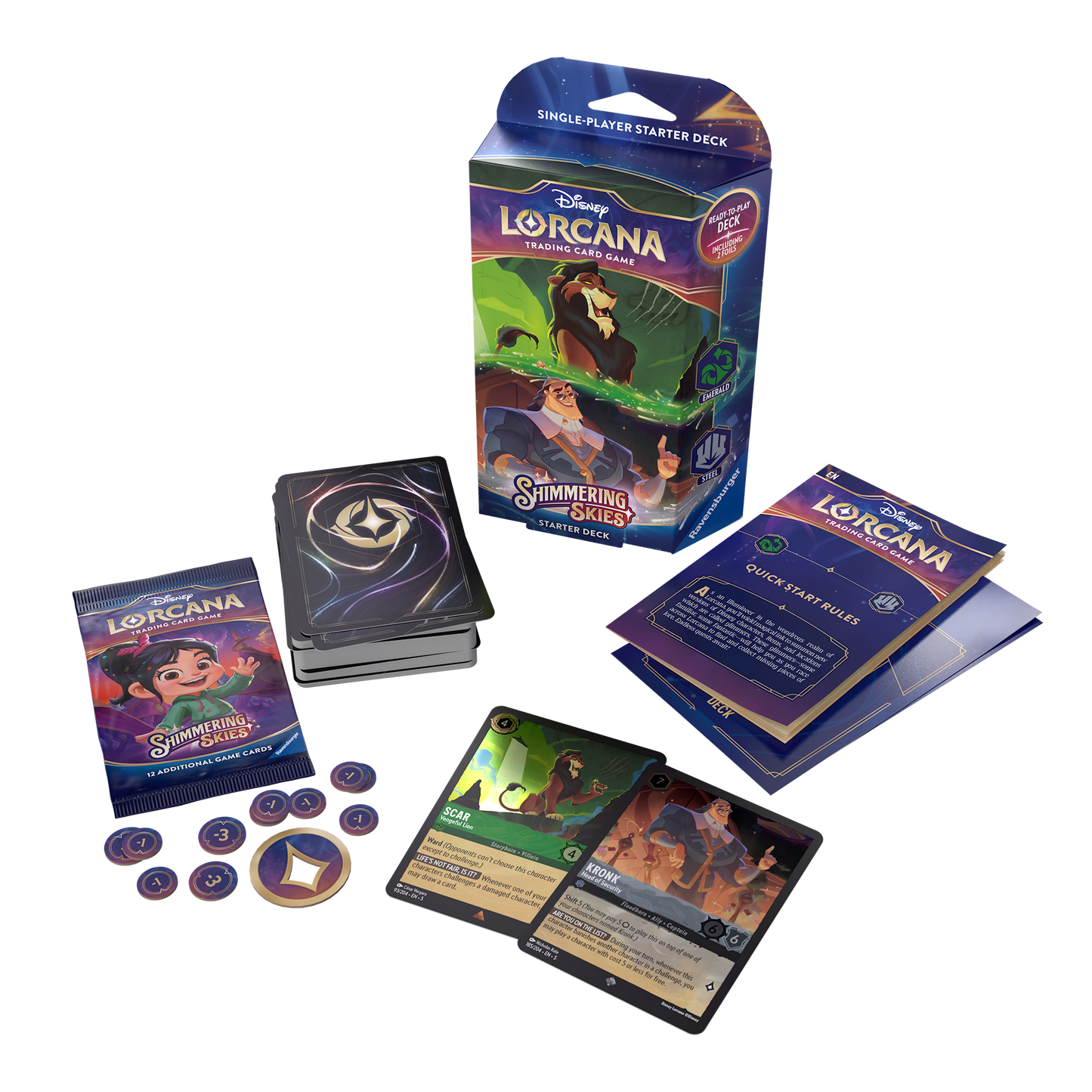 Disney Lorcana TCG: Shimmering Skies - Starter Deck Display