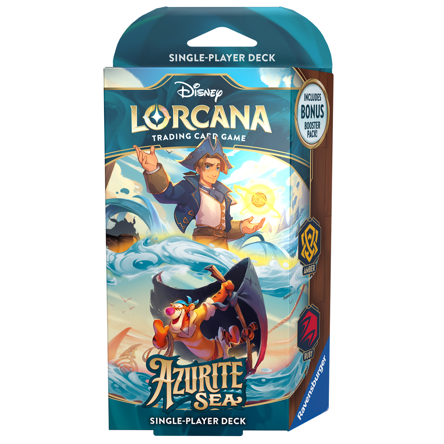 Disney Lorcana TCG: Azurite Sea Starter Deck Display