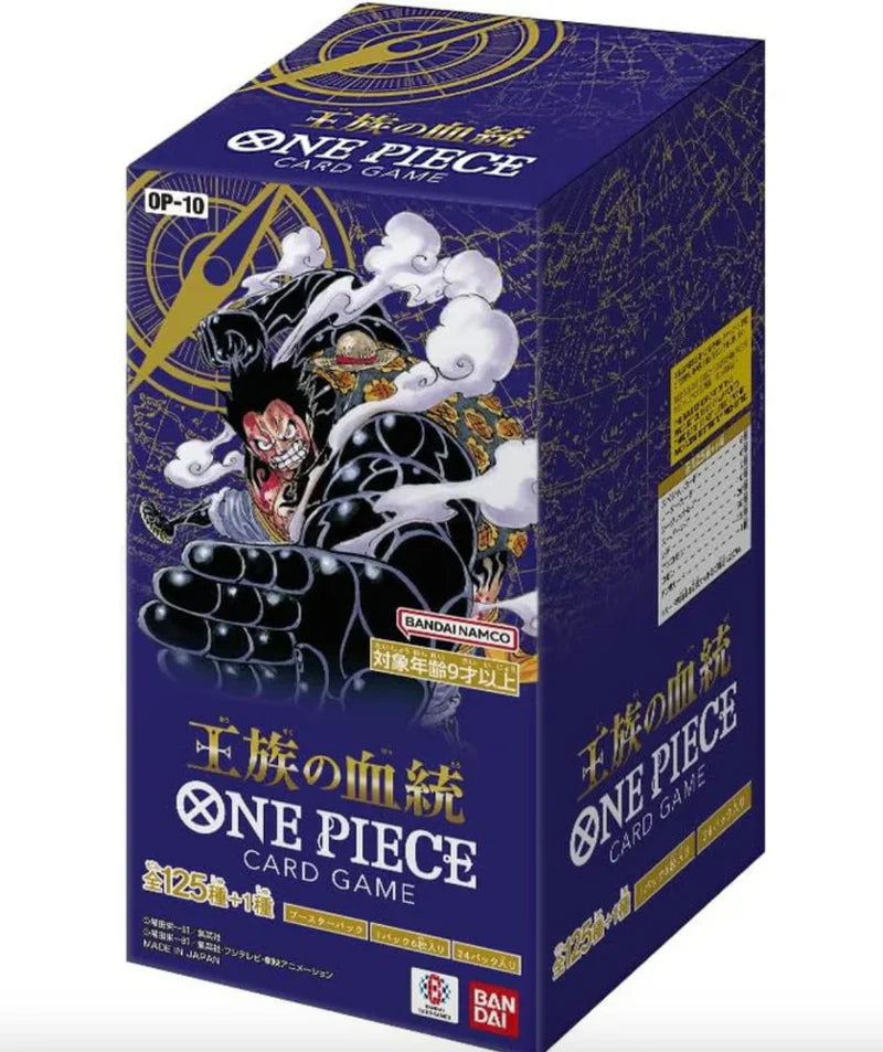 One Piece Japanese TCG: Royal Blood Booster Box (OP10) Rip n Ship Arena One Piece Japanese TCG: Royal Blood Booster Box (OP10) Rip n Ship Arena