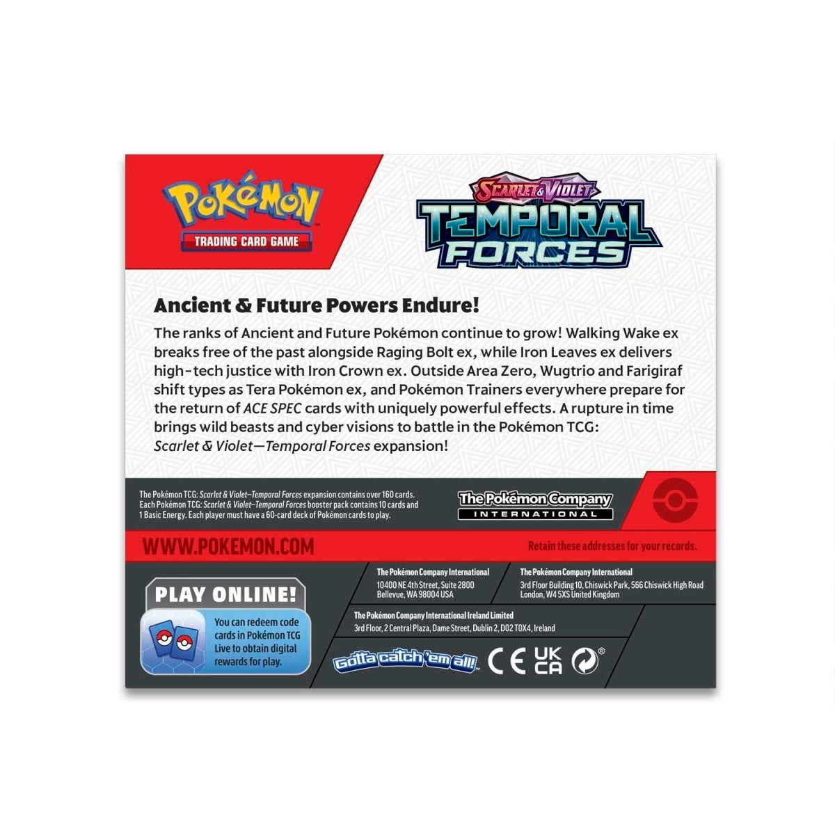 Pokemon TCG: Scarlet & Violet - Temporal Forces - Booster Box