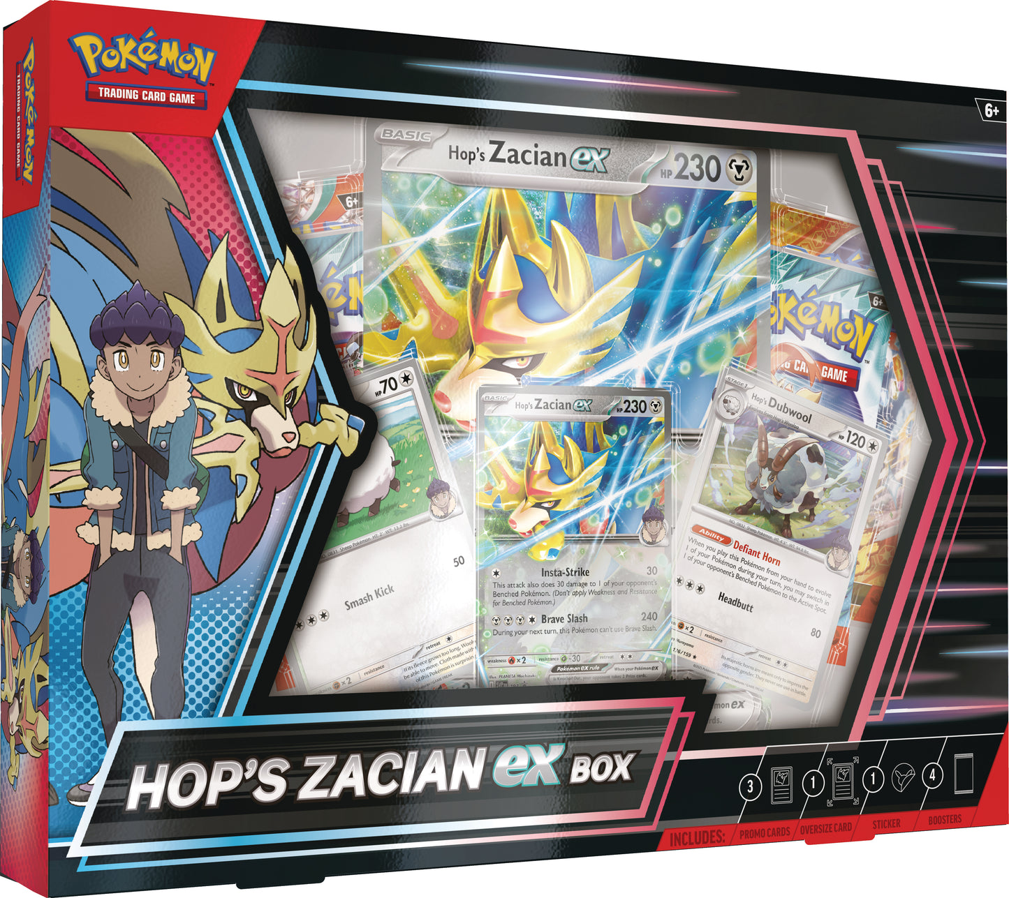 Pokemon TCG: Hop’s Zacian ex Box