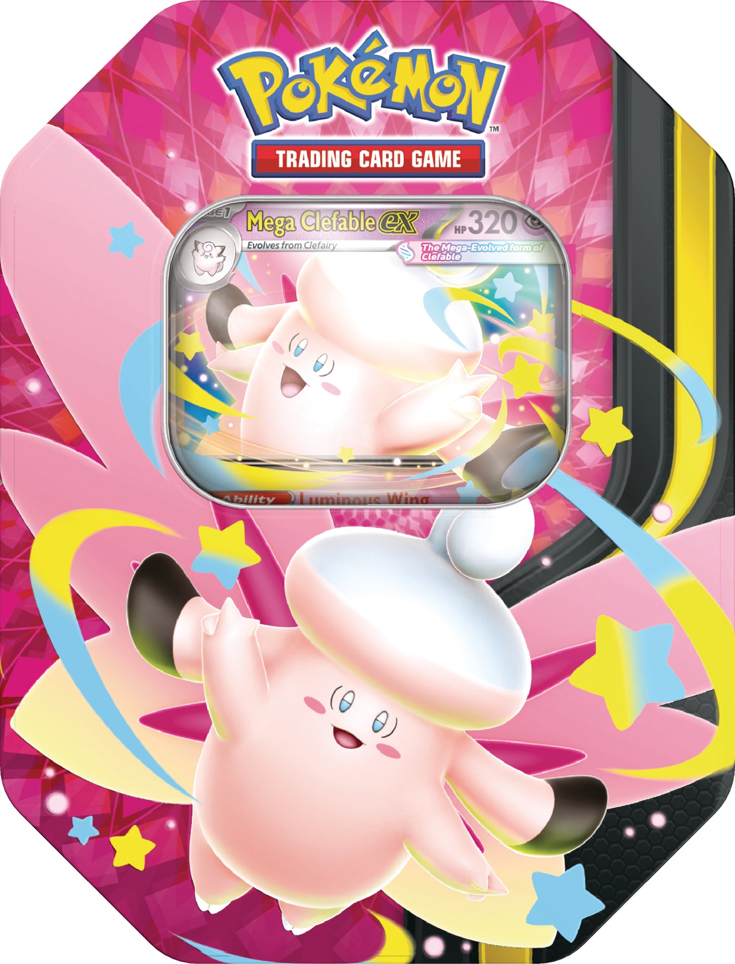 Pokémon TCG: Mega Moonlit Tin (Mega Clefable ex)