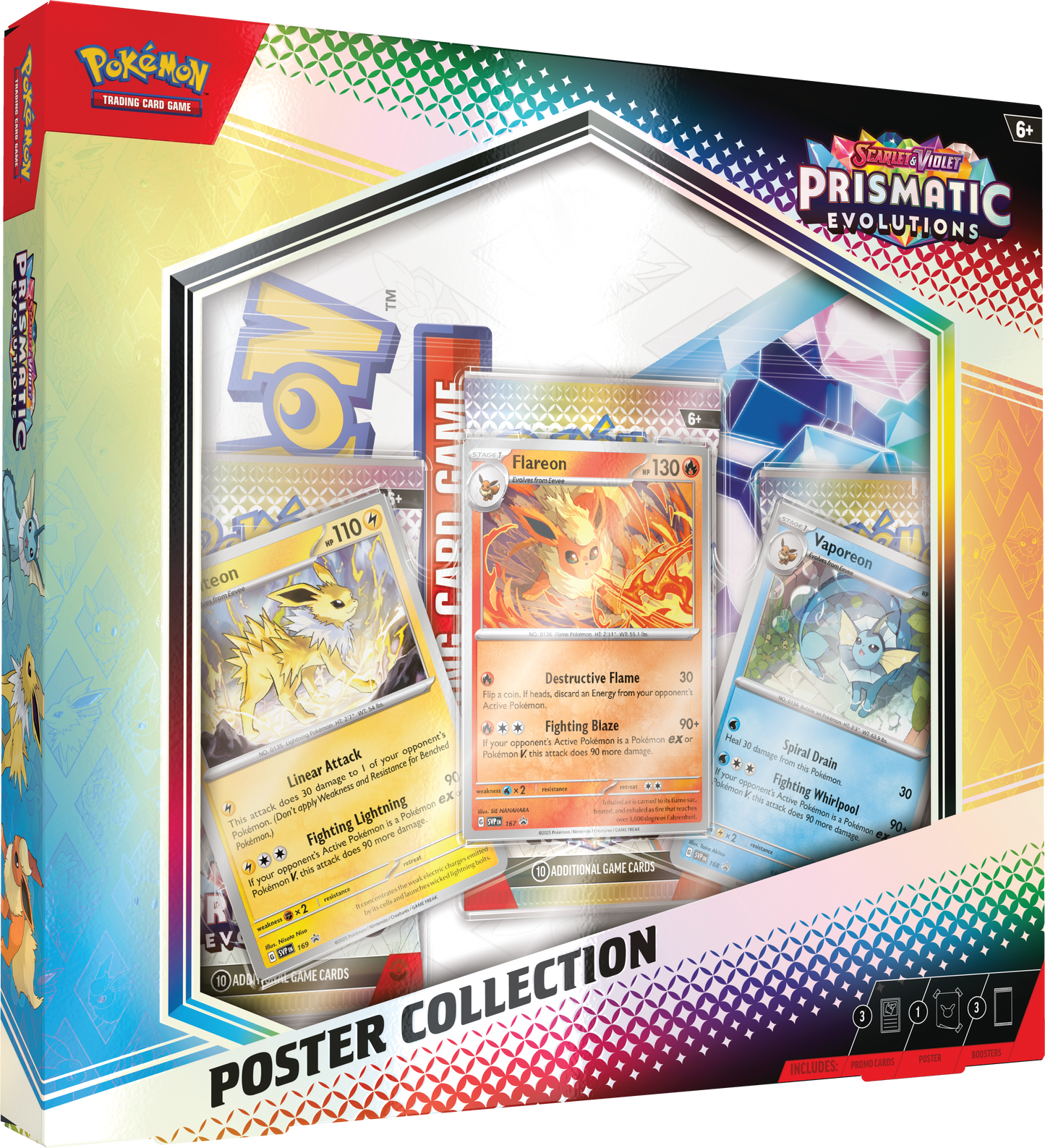 Pokemon TCG - Scarlet & Violet - Prismatic Evolutions Poster Collection