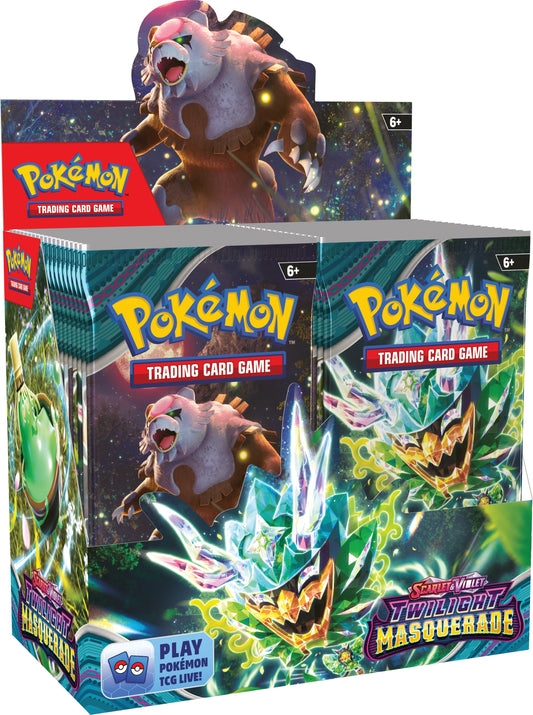 Pokemon TCG: Scarlet & Violet - Twilight Masquerade - Sealed Booster Box Case (6 Booster Boxes) *Pre-Order*