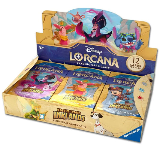 Disney Lorcana TCG: Into the Inklands - Booster Box CASE (4 Boxes)