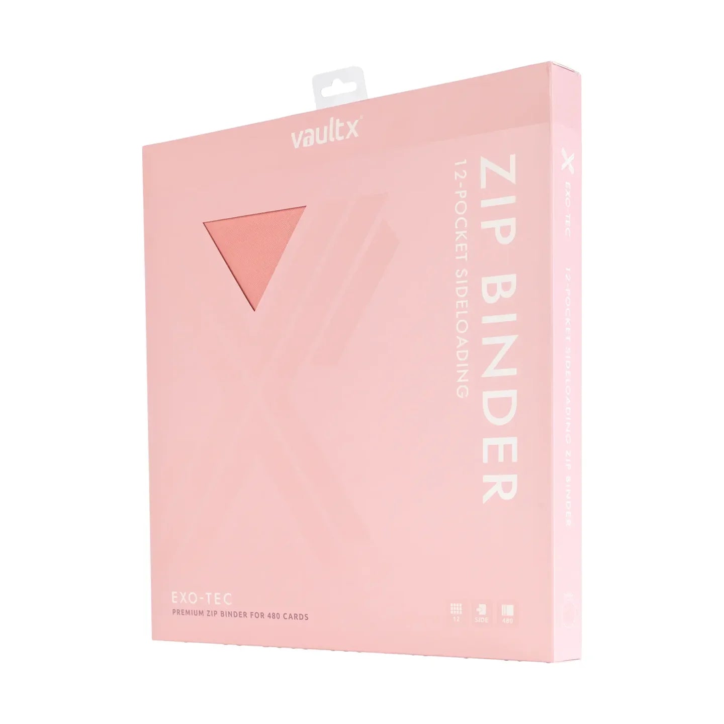 Vault X Exo-Tec 12-Pocket Zip Binder (Just Pink)