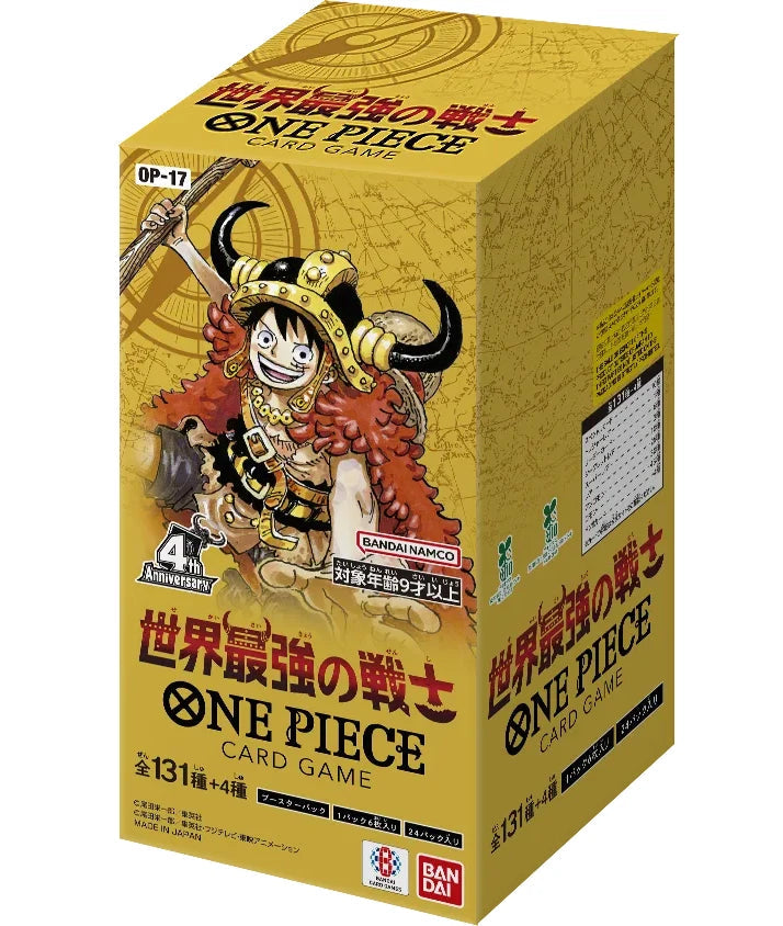 One Piece Japanese TCG: The World's Strongest Warriors Booster Box (OP17)