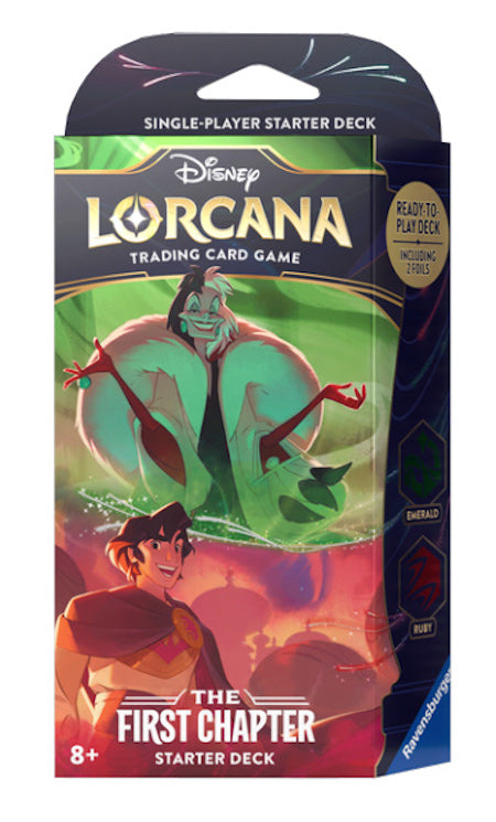 Disney Lorcana TCG: The First Chapter - Starter Deck (Emerald & Ruby)