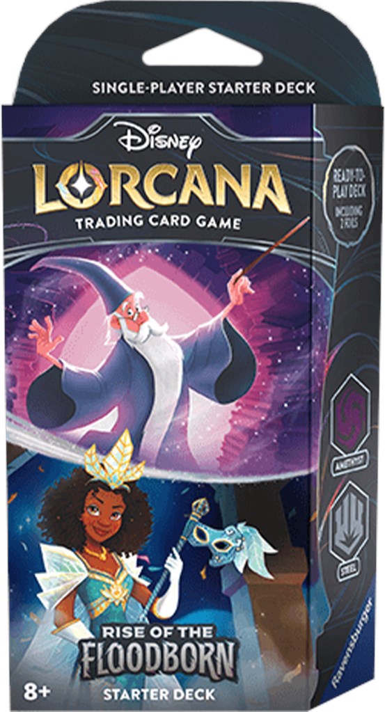 Disney Lorcana TCG: Rise of the Floodborn - Starter Deck (Amethyst & Steel)