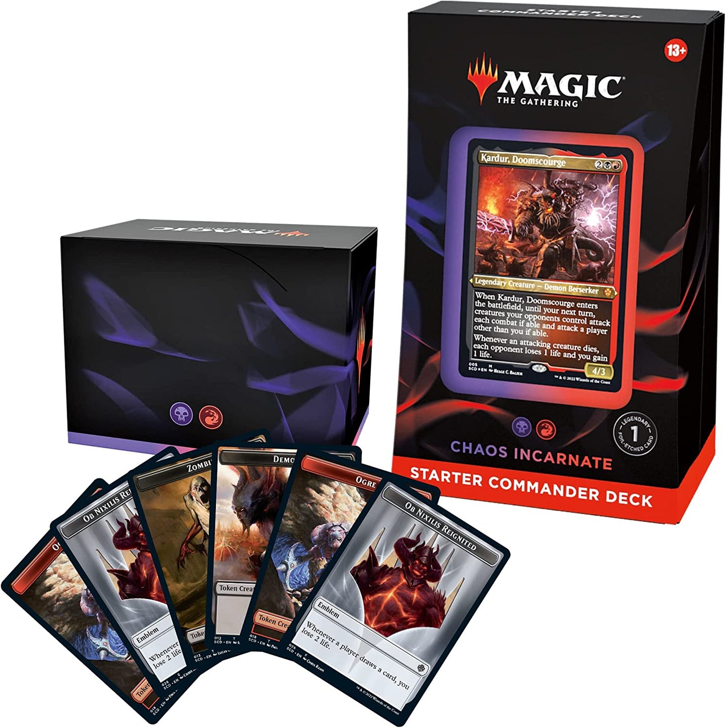 Magic The Gathering: Starter Commander Deck – Chaos Incarnate (Black-Red)