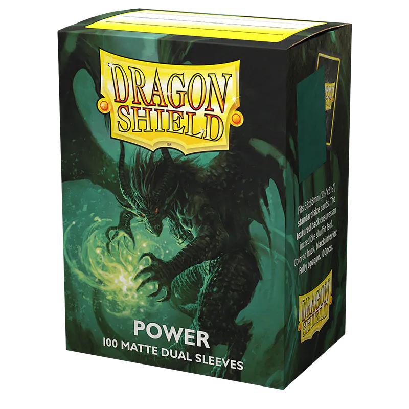 Dragon Shield: Standard 100ct Sleeves - Power (Dual Matte)