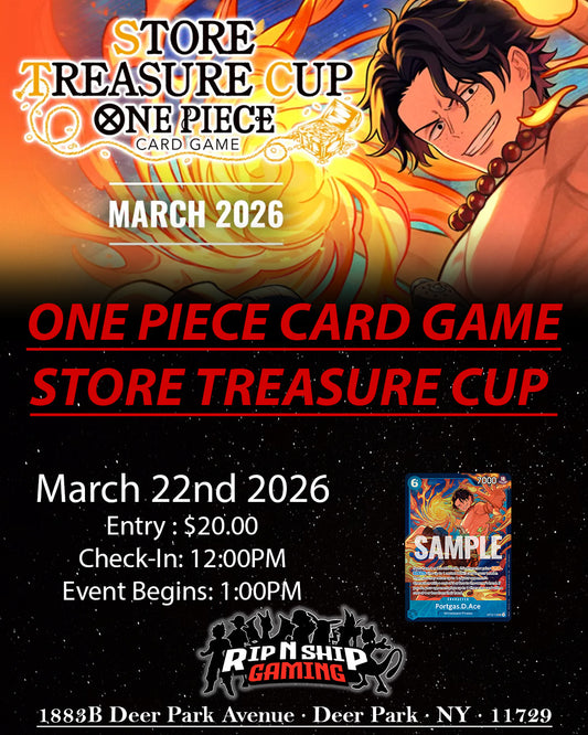 March 22nd 2026 - One Piece Card Game Store Treasure Cup