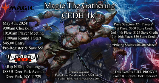 May 4th 2024 - Magic The Gathering - CEDH 1K