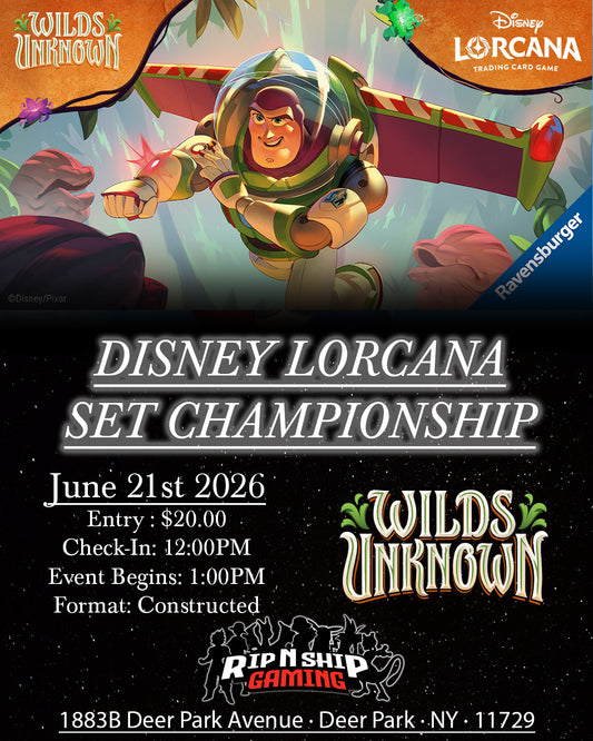 June 21st 2026 - Lorcana - Wilds Unknown Set Championship