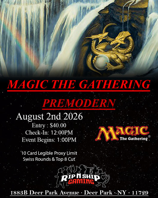 August 2nd 2026 - Magic The Gathering - PREMODERN