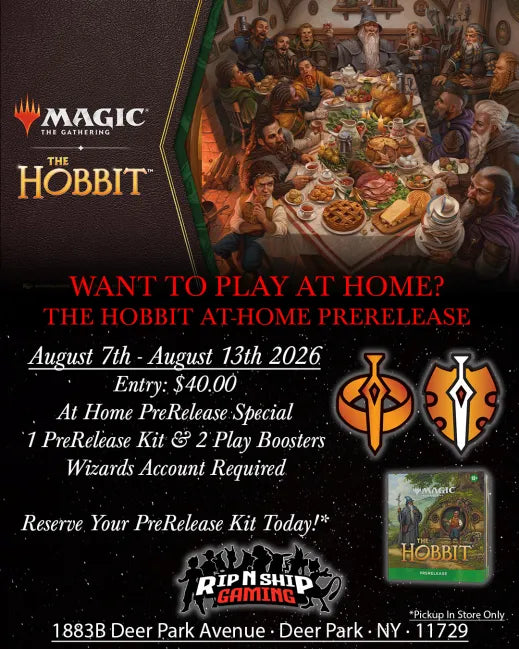 August 7th thru August 13th 2026 - Magic The Gathering The Hobbit At-Home PreRelease