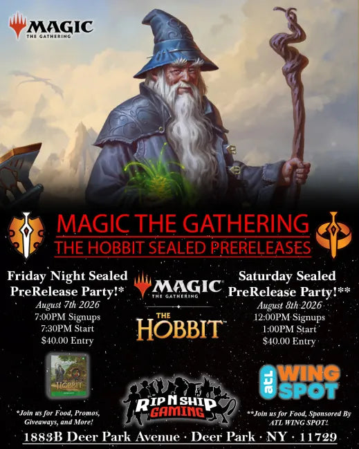 August 8th 2026 - Magic The Gathering The Hobbit Sealed PreRelease Party
