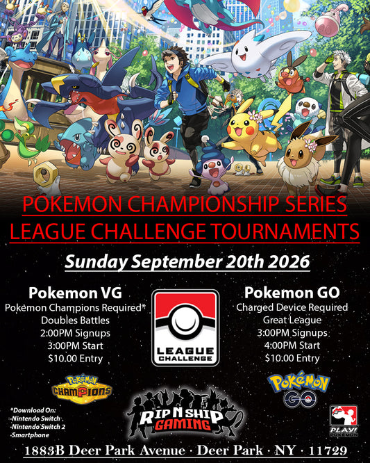 September 20th, 2026 - Pokemon GO League Challenge