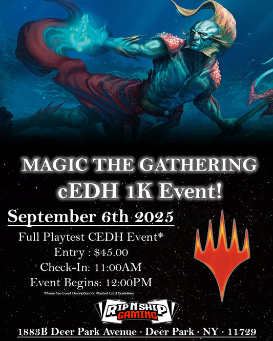 September 6th 2025 - Magic The Gathering - CEDH Monthly