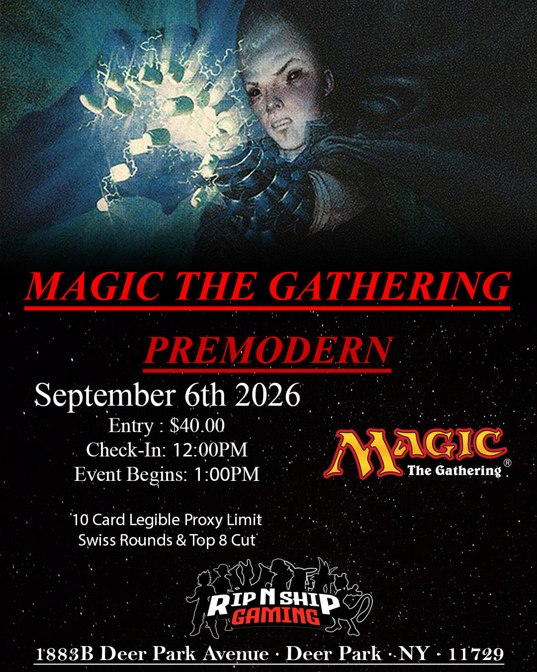September 6th 2026 - Magic The Gathering - PREMODERN