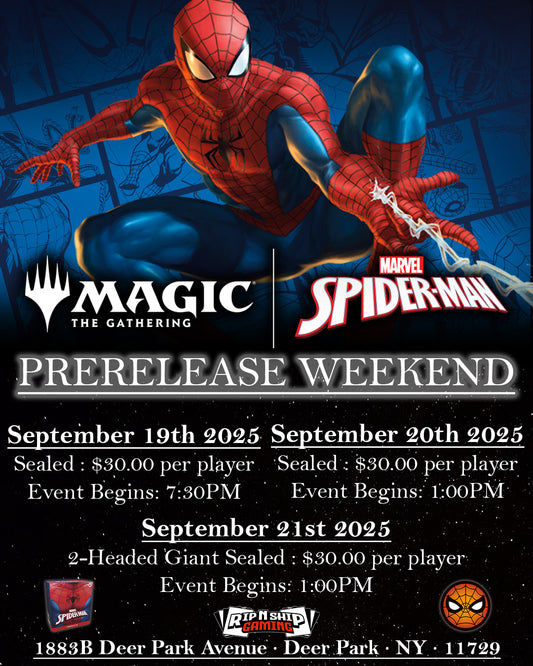2025 - Magic The Gathering: Marvel's Spiderman PreRelease Events!