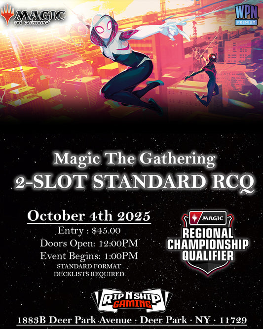 October 4th 2025 - Magic The Gathering US RCQ | 2025-26 Round 1 2-Slot Standard Tournament