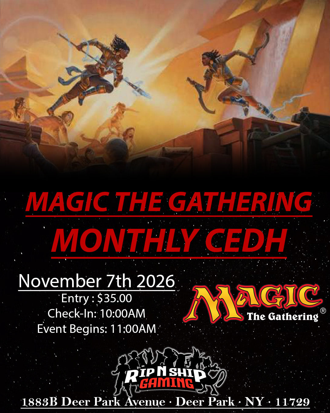 November 7th 2026 - Magic The Gathering - CEDH Monthly