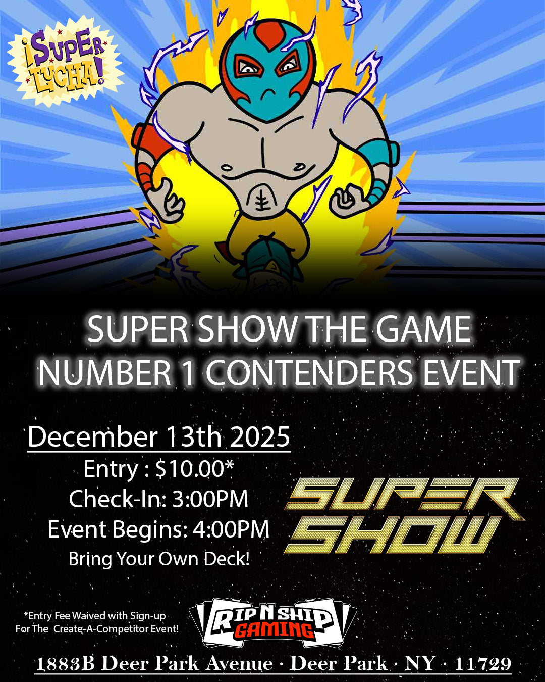 December 13th 2025 - Super Show The Game - Number 1 Contender's Event