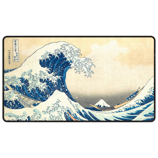 Ultra PRO: Fine Art Black-Stitched Playmat - The Great Wave off Kanagawa