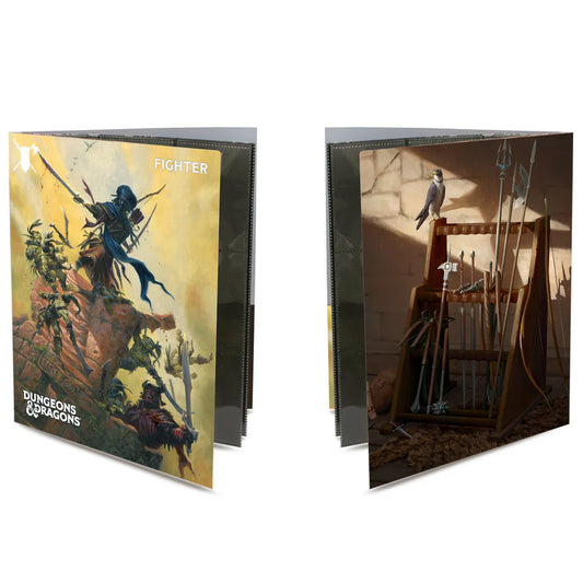 Ultra PRO: Dungeons & Dragons Class Folio with Stickers - Fighter