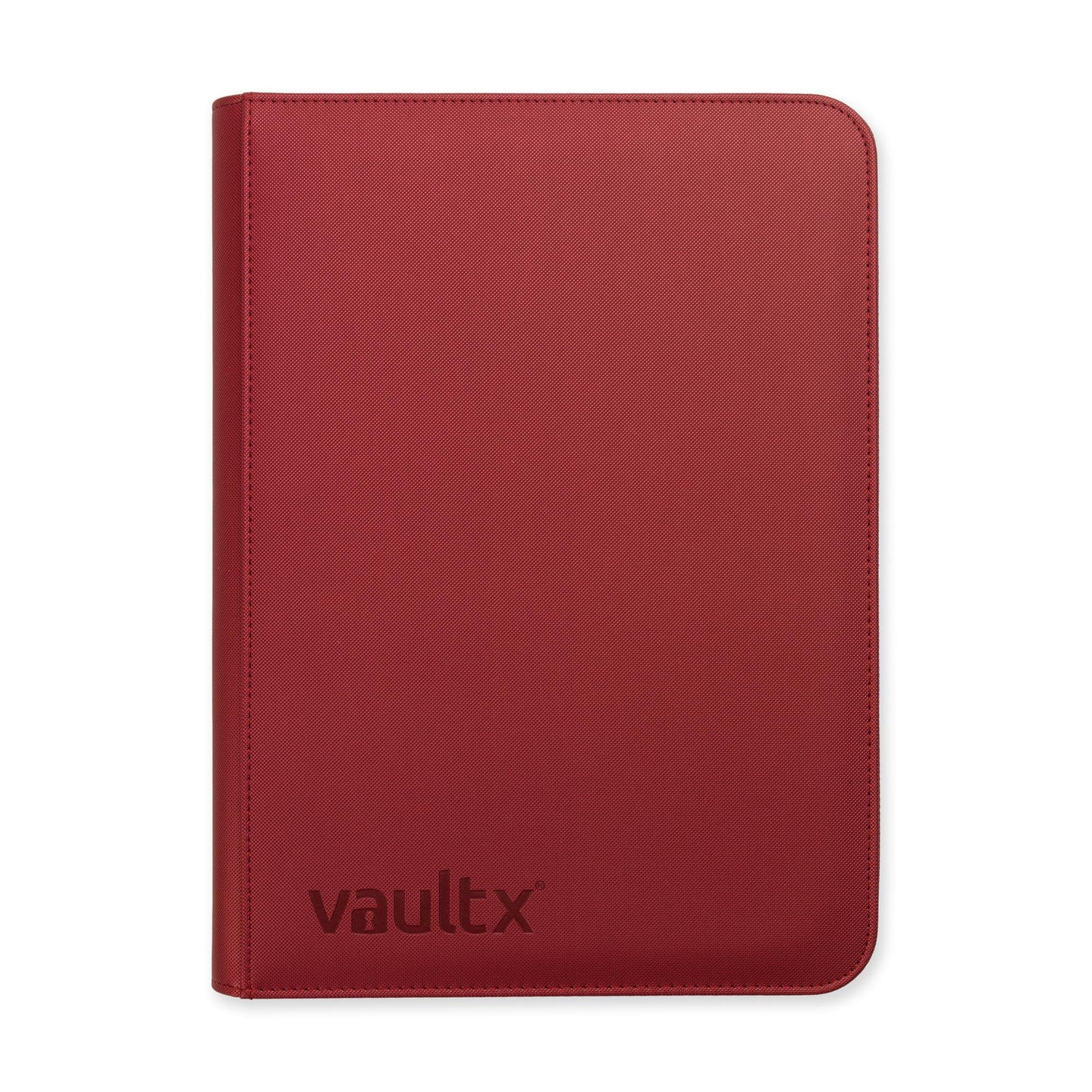 Vault X Exo-Tec 9-Pocket Zip Binder (Metallic Red)