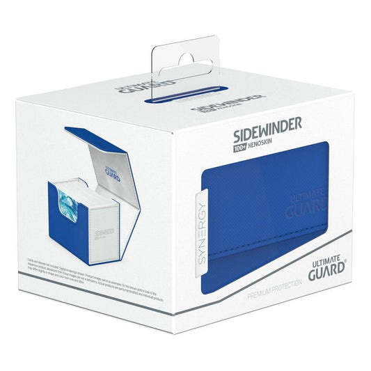 Ultimate Guard: Synergy Sidewinder Xenoskin 100+ Deck Box - Blue/White
