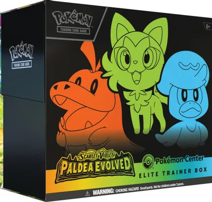 Paldea Evolved Pokemon Center Elite Trainer Box (Exclusive) - SV02: Paldea Evolved (SV02)
