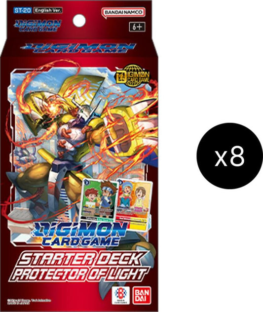 DIgimon TCG: Starter Deck Display - Protector of Light [ST-20]