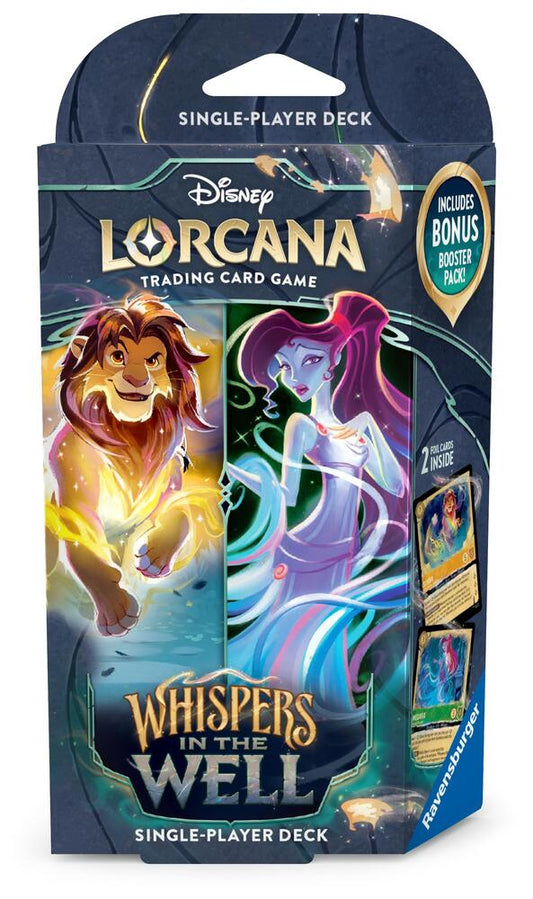 Disney Lorcana TCG: Whispers in the Well - Starter Deck (Amber & Emerald)