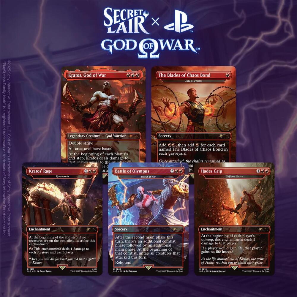 Magic: The Gathering: Secret Lair x God of War: Greek - Non-Foil Edition